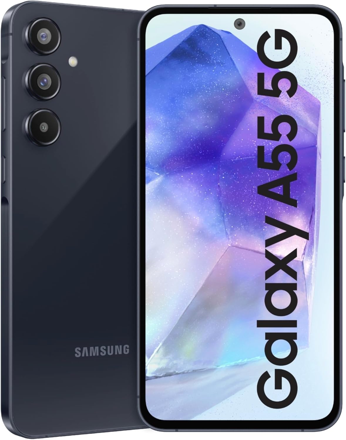 Anniversary Celebration while stocks last:Samsung Galaxy A55 5G (Awesome Navy, 8GB RAM, 256GB Storage) | AI | Metal Frame | 50 MP Main Camera (OIS) | Super HDR Video|...