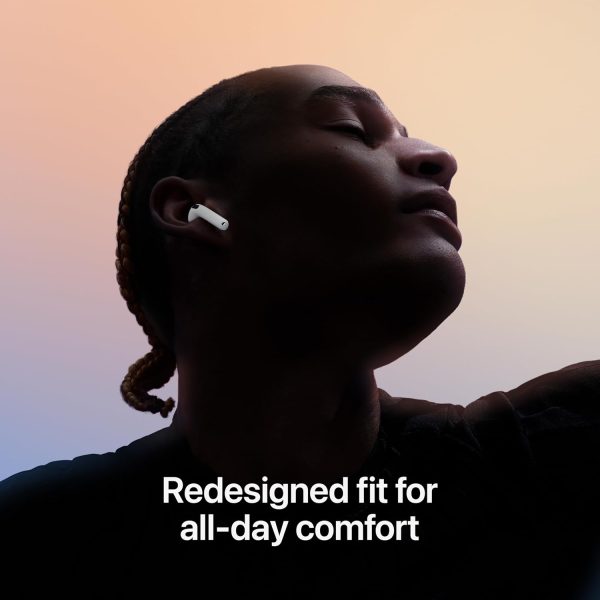 Apple AirPods 4 Wireless Earbuds, Bluetooth Headphones, with Active Noise Cancellation, Adaptive Audio, Transparency Mode, Personalized Spatial Audio, USB-C Charging Case,...