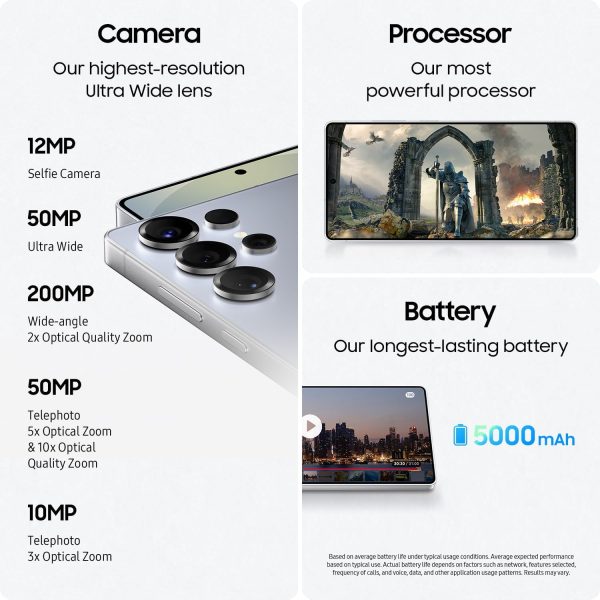 Celebrate with Us Anniversary Limited-Time & Limited-Quantity Deal AED 99.99د.إ:SAMSUNG Galaxy S25 Ultra Cell Phone, 512GB AI Smartphone, Unlocked Android, AI Camera, Fast...