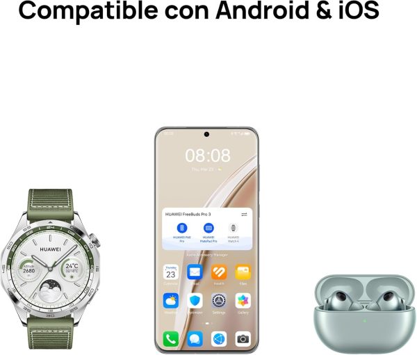 Exclusive for New Users:HUAWEI FreeBuds Pro 3 – Dual Speaker Premium Sound, Noise Cancellation for Calls - Up to 31-Hour Battery Life with Charging Case - Bluetooth Earbuds