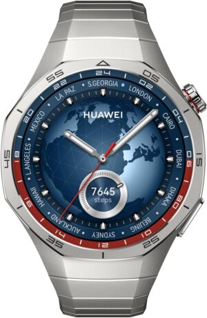 HUAWEI Watch GT 5 Pro 46 mm Smartwatch, Sharp-Edged Design, up to 14 Days Battery Life, Pro-Level Sports Watch, Health Tracking, Compatible with iOS and Android, Titanium (GT 5...