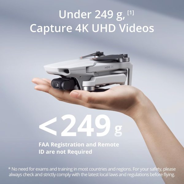Limited-Time Sale for Summer Surprises AED 99د.إ:DJI Mini 4K Fly More Combo, Drone with 4K UHD Camera for Adults, Under 249 g, 3-Axis Gimbal Stabilization, 10km Video...