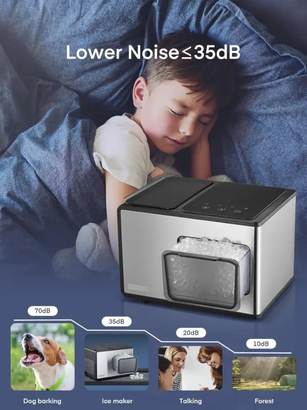 Limited-Time Sale for Summer Surprises AED 99د.إ:Nugget Ice Maker Countertop