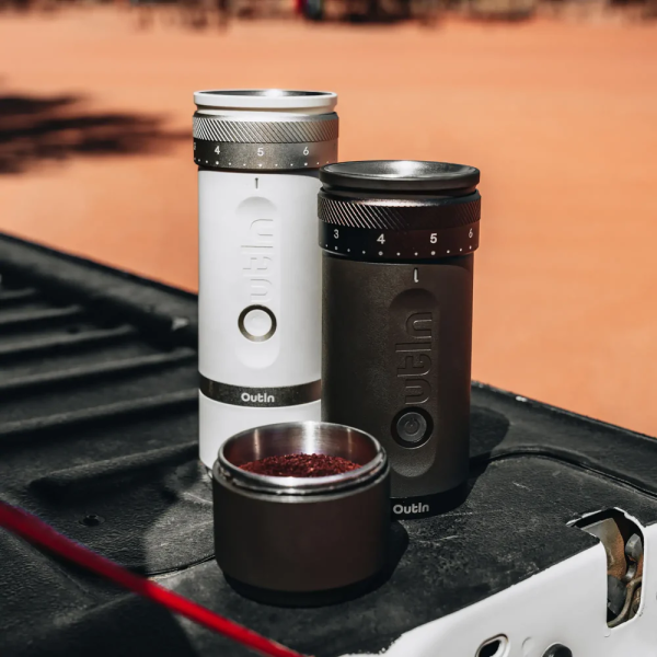 Limited-Time Sale for Summer Surprises AED 99د.إ:OutIn Fino Portable Electric Coffee Grinder,Adjustable Coffee Bean Grinder with 28 Precise Grind Setting,One-Button Burr Coffee...