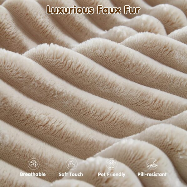 ovios 104" Cloud Sectional Couch with L-Shape Chaise,Modern Modular Sofa with Deep Seat, Upholstered Couches for Living Room Bedroom,No Assembly Required, Beige (Plush Corduroy...