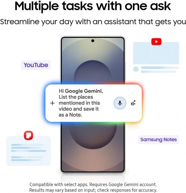 Samsung Galaxy S25 Ultra, 512GB Smartphone, Unlocked Android, AI Night Mode Camera, Snapdragon 8 Elite Fast Processor, 5000mAh Battery