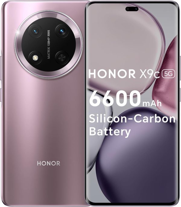 Summer Final Clearance Just AED 89د.إ:HONOR X9c 5G 12GB RAM 256GB Dual SIM Titanium Purple With Free Gifts - UAE Version