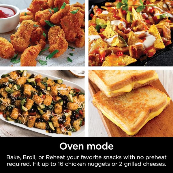 Summer Final Clearance Just AED 89د.إ:Ninja ST101 Foodi 2-in-1 Flip Toaster, 2-Slice Capacity, Compact Toaster Oven, Snack Maker, Reheat, Defrost, 1500 Watts, Stainless Steel, 6...