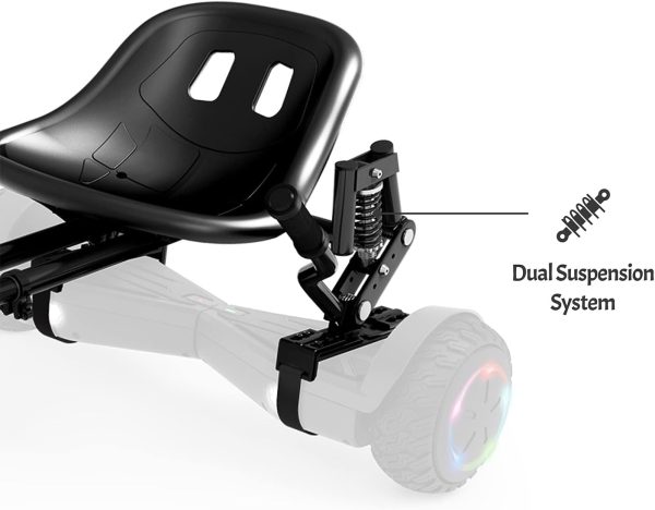 Summer Final Clearance Just AED 99د.إ:Jetson JetKart 2.0 Universal Hoverboard Attachment - Converts Hoverboard to Sit Down Electric Go Kart with Rear Suspension for Off Road...