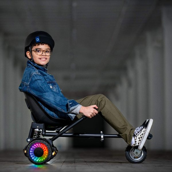 Summer Final Clearance Just AED 99د.إ:Jetson JetKart 2.0 Universal Hoverboard Attachment - Converts Hoverboard to Sit Down Electric Go Kart with Rear Suspension for Off Road...