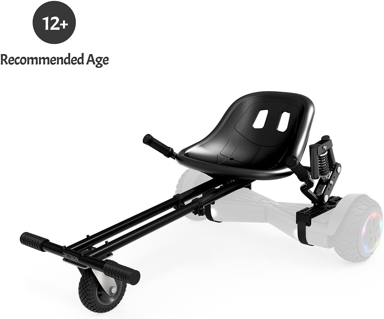 Summer Final Clearance Just AED 99د.إ:Jetson JetKart 2.0 Universal Hoverboard Attachment - Converts Hoverboard to Sit Down Electric Go Kart with Rear Suspension for Off Road...