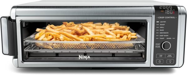 Summer Final Clearance Just AED 99د.إ:Ninja Foodi 8-in-1 Flip Oven, Portable Mini Oven for Countertop and Work Surfaces, Multifunctional Oven with 8 Cooking Functions; Air Fry,...