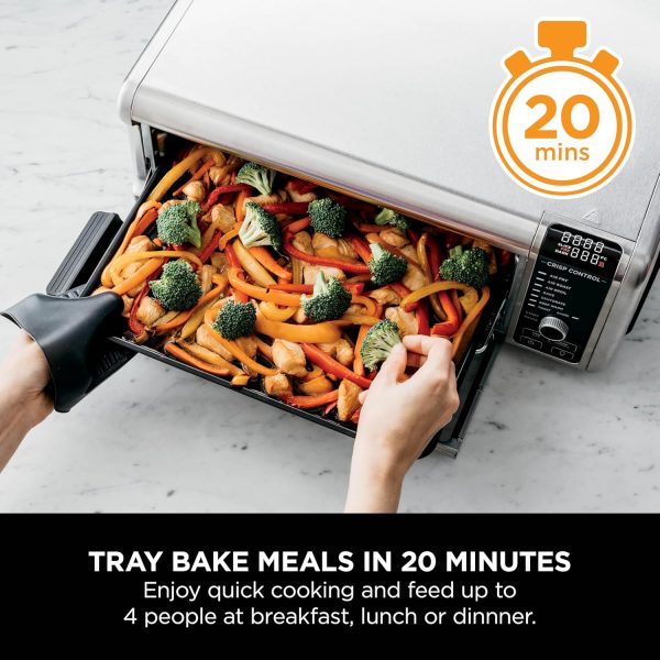Summer Final Clearance Just AED 99د.إ:Ninja Foodi 8-in-1 Flip Oven, Portable Mini Oven for Countertop and Work Surfaces, Multifunctional Oven with 8 Cooking Functions; Air Fry,...