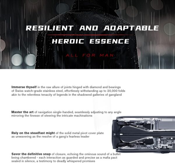 VERTU IRONFLIP Calf Skin Flip Cell Phone, Unlocked Android 5G Smartphone, Foldable Design, One-Hand Control, 50MP Camera, 12G+512G, Dual SIM, 6.9" 120Hz OLED, 65W Fast Charge