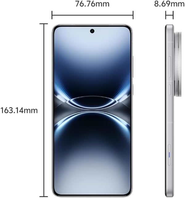 vivo X200 Ultra Android 5G Smartphone | Snapdragon 8 Elite SOC | 16G RAM 512G ROM | 6.82" AMOLED Display | Triple Rear Camera (50MP+200MP+50MP) | Chinese Version (Silver)