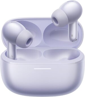 Xiaomi Redmi Buds 6 Pro Purple - 36h Battery Life, Triple Driver Hi-Fi Sound, 55 dB ANC, 20 ANC Levels, 3 Transparency Modes, Immersive 3D Audio, Bluetooth 5.3, Google Fast...